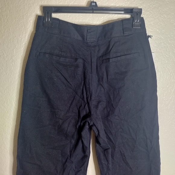 NWT Aritzia TNA Topeka wide leg straight black pants sz 2 - Picture 7 of 9